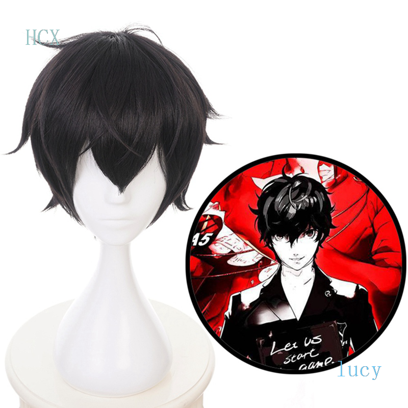 Bộ Tóc Giả Hóa Trang Persona 5 Lai Su Xuan Amamiya Ren P5