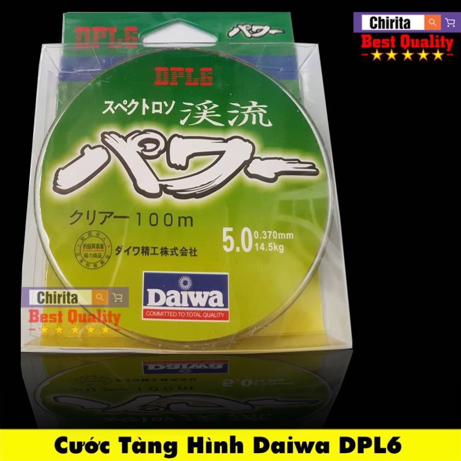Dây Cước Câu Cá Daiwa 7 Màu Nhật Bản 100m - Cước Câu Tàng Hình Siêu Bền