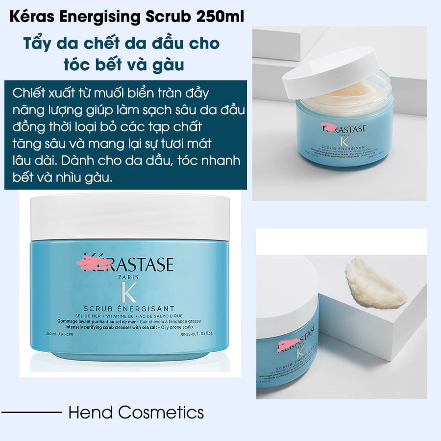 Tẩy tế bào da đầu Kera Fusio Scrub Energisant