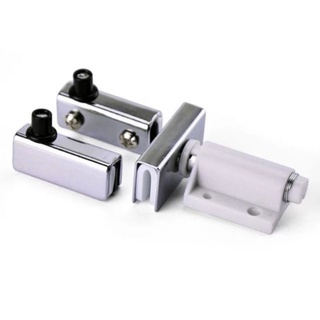 Bản Lề Tủ Nhấn Đơn / Đôi Inox.
