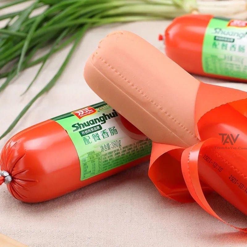 Xúc Xích Khổng Lồ Siêu To Trung Quốc Ăn Liền Gần 1kg Đồ Ăn Vặt