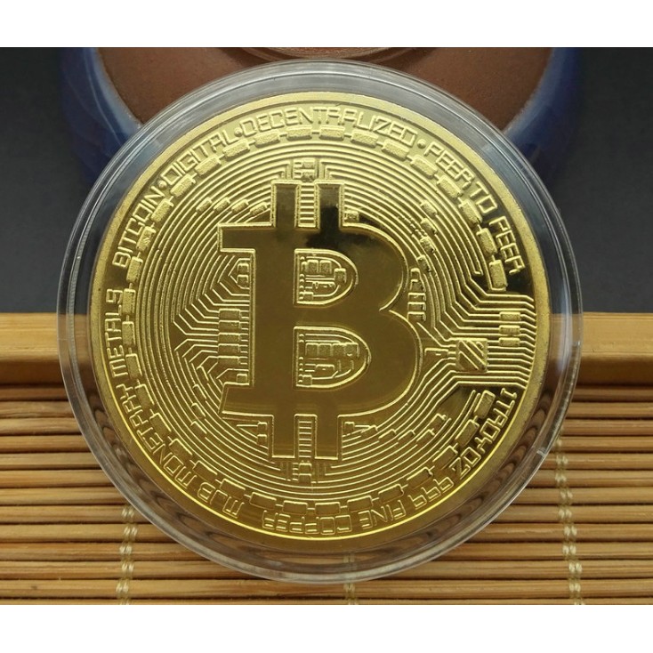 Đồng Xu Bitcoin Bộ 5 Cái