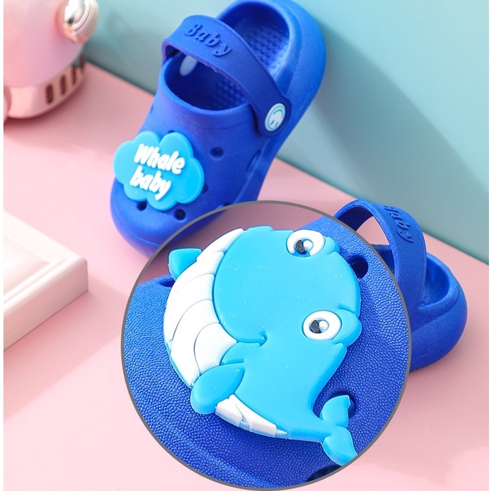 Dép Sục hình THÚ cho bé trai bé gái siêu nhẹ chống trơn trượt chính hãng - TD19