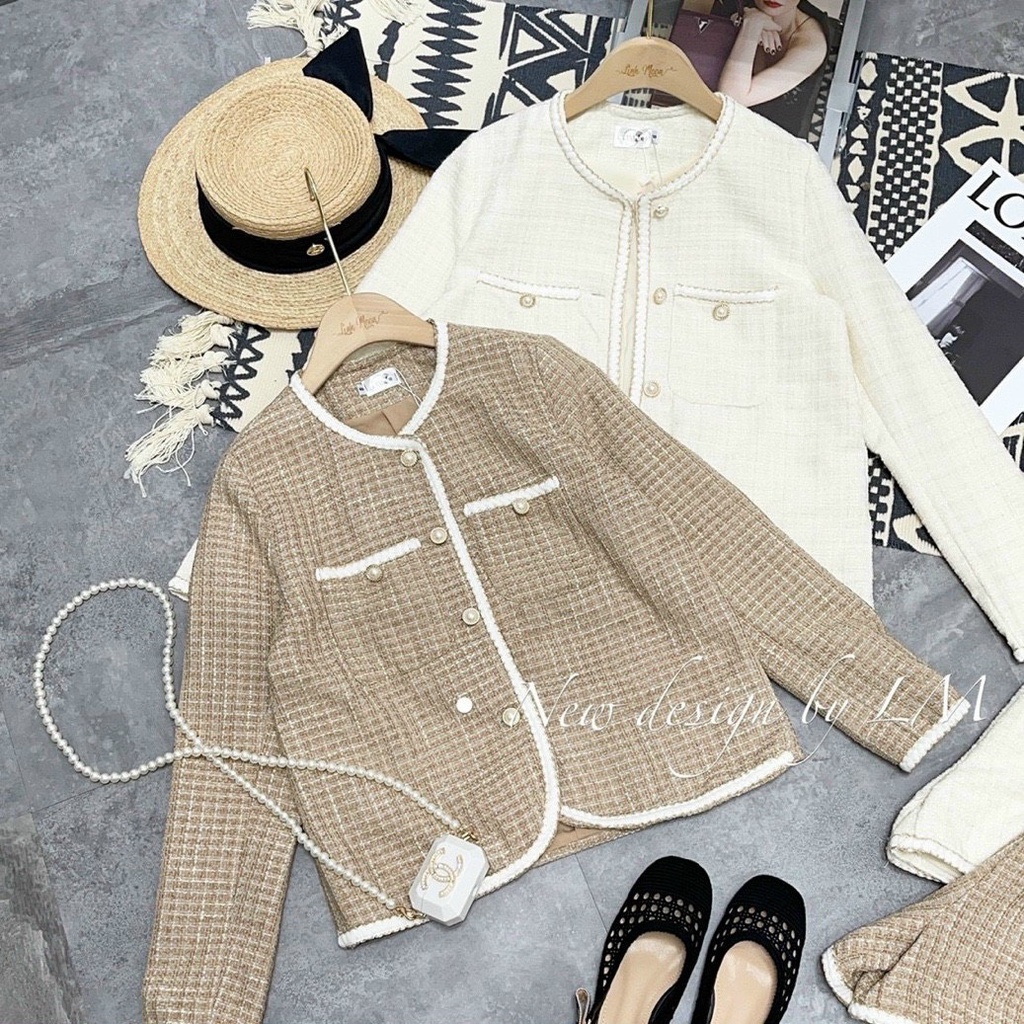 Set dạ tweed nhung hot hit - Hàng Quảng Châu loại 1
