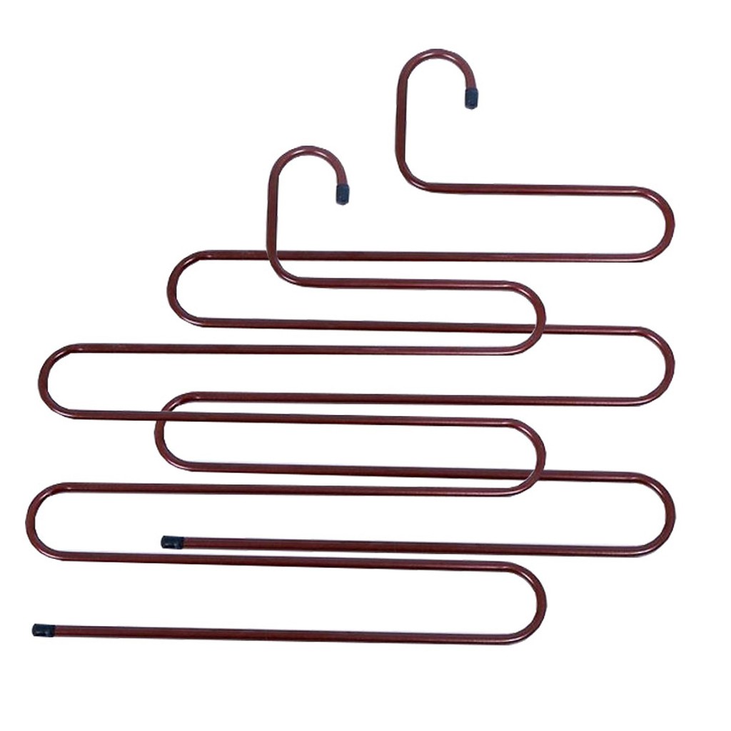 Móc Treo Quần Áo Đa Năng 5 Tầng Kim Loại Sơn Tĩnh Điện