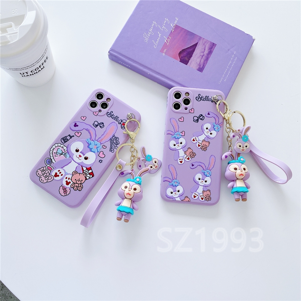 Hoạt Hình Ốp Điện Thoại Mềm Hình Stellalou Có Móc Khóa Cho Iphone 12 Mini 12 Pro Max 11 Pro Max X Xs Xr Xsmax 8 7 6 6s Plus Se 2020
