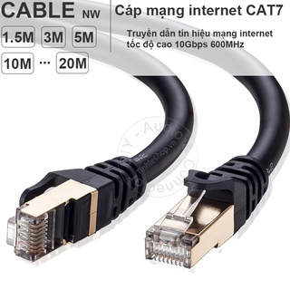 Cáp mạng cat7 sstp king-master dài từ 1.5 mét đến 20 mét