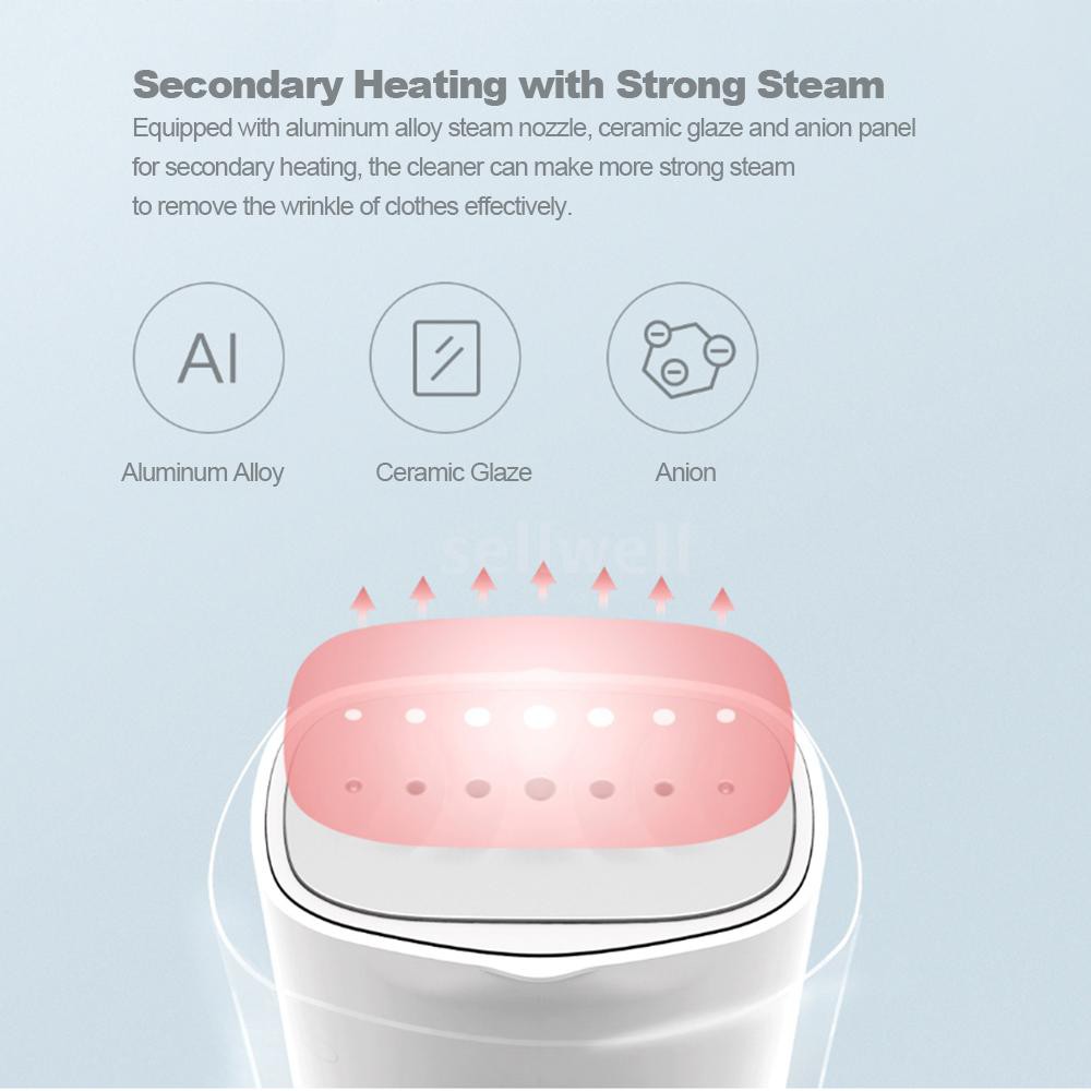 Bàn ủi hơi nước GT-301W Xiaomi Mijia Zanjia chất lượng 1200W dung tích 150ml chất liệu hợp kim nhôm tiện dụng