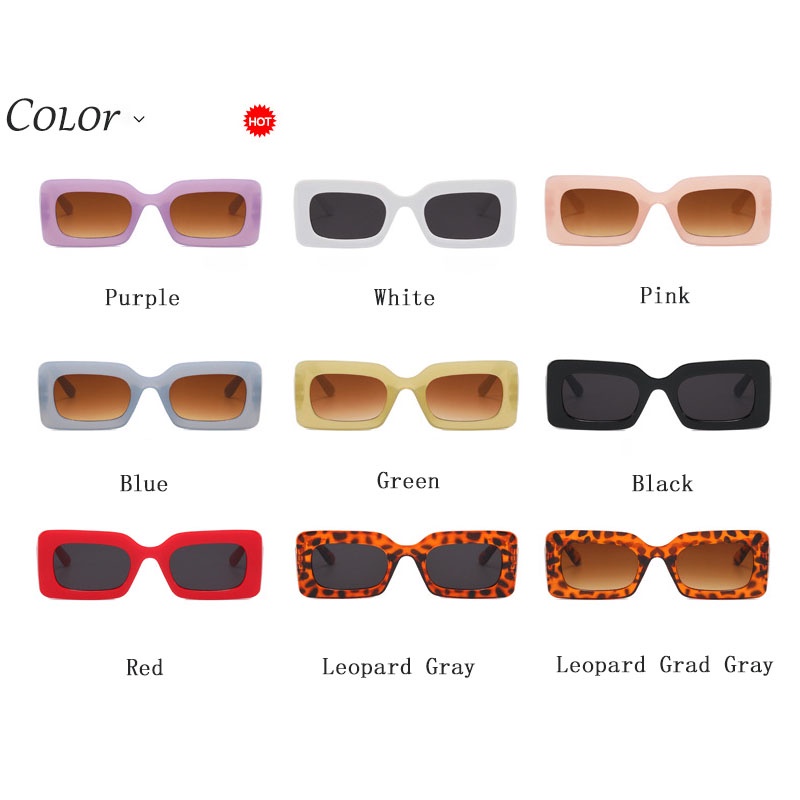 Kính Mát Gọng Vuông Phong Cách Âu Mỹ