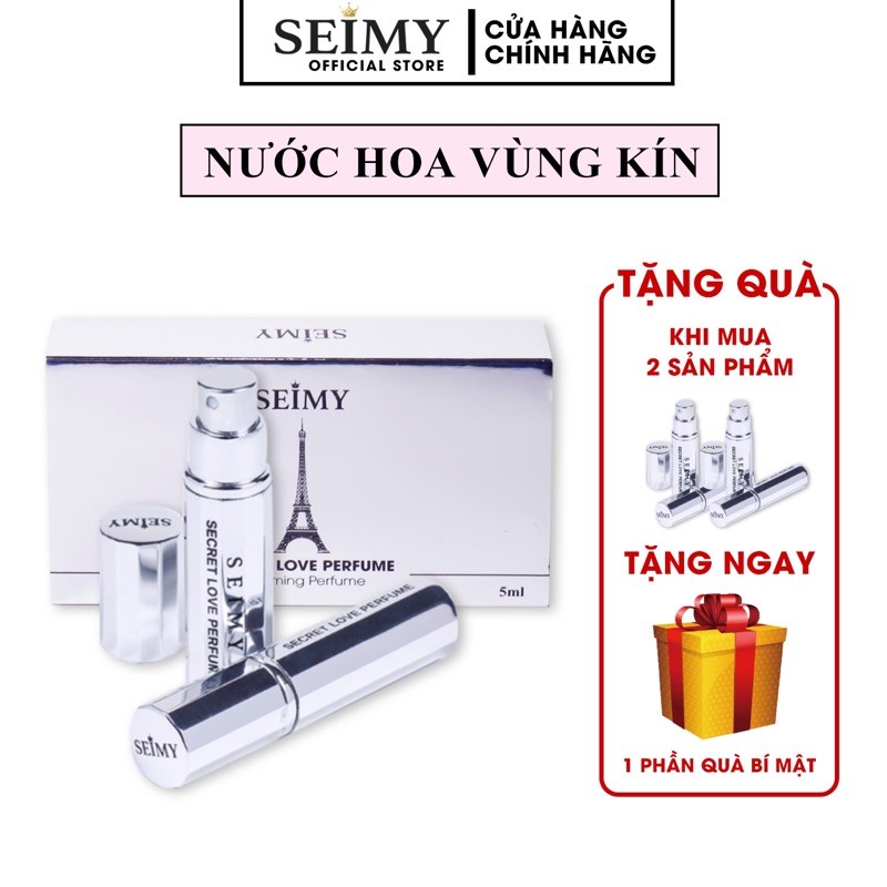 Nước hoa vùng kín Seimy - Secret Love Perfume - Nước hoa cô bé dạng xịt lưu hương 24h