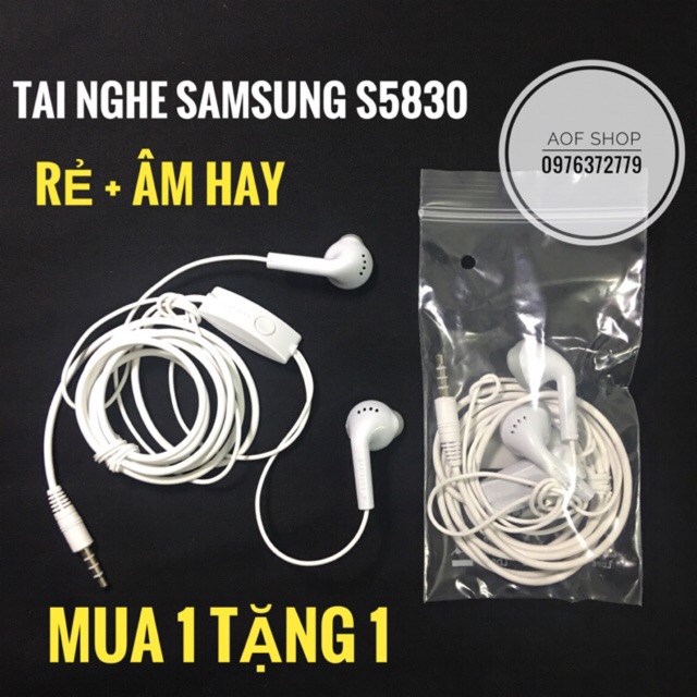 [Mua 1 tặng 1] Tai nghe Samsung S5830 dùng cho các dòng Androi