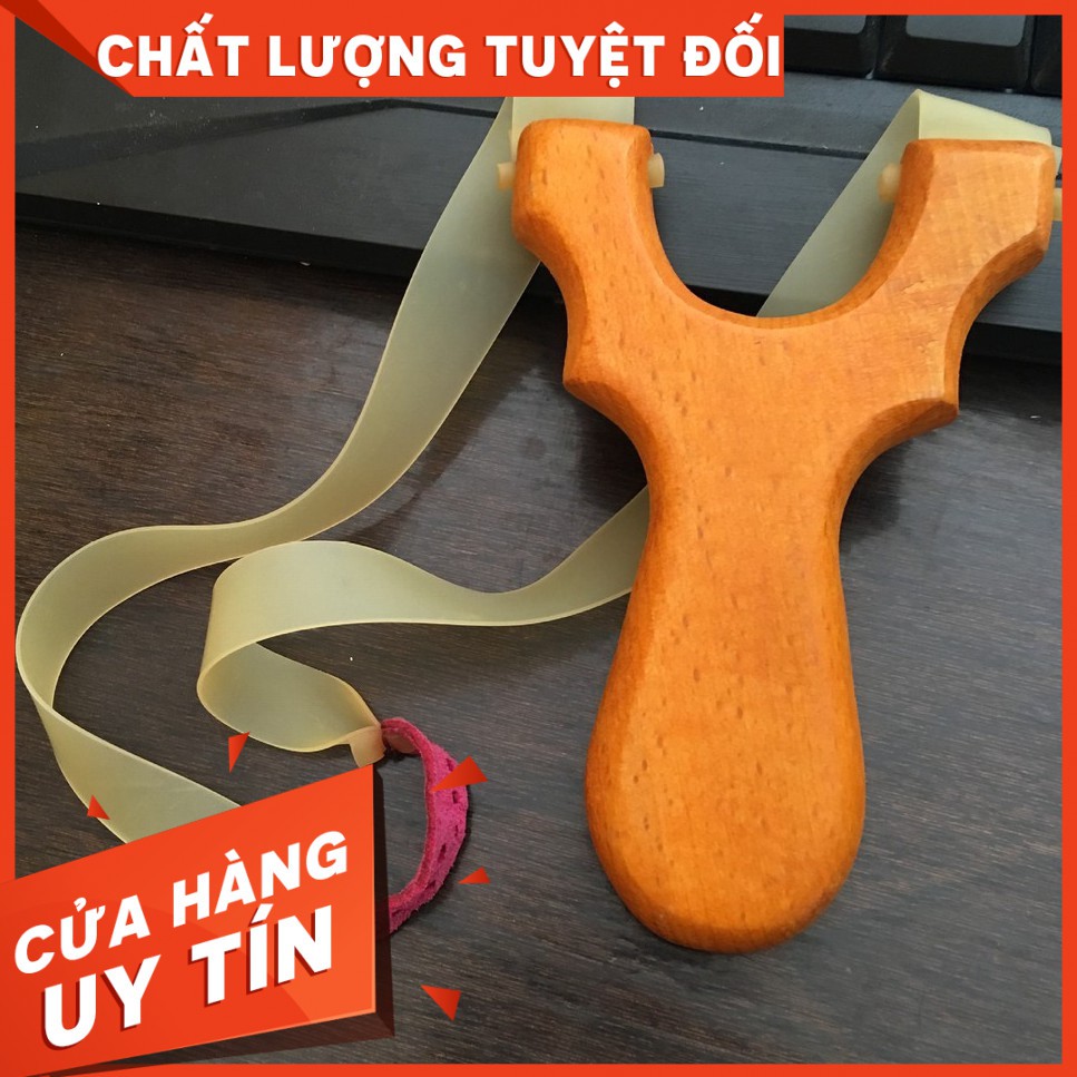 Ná Cao Su Gỗ - Ná Thun Chạc 7.5 Tặng Kèm Dây Ná (Tổng 1 ná 1 dây)