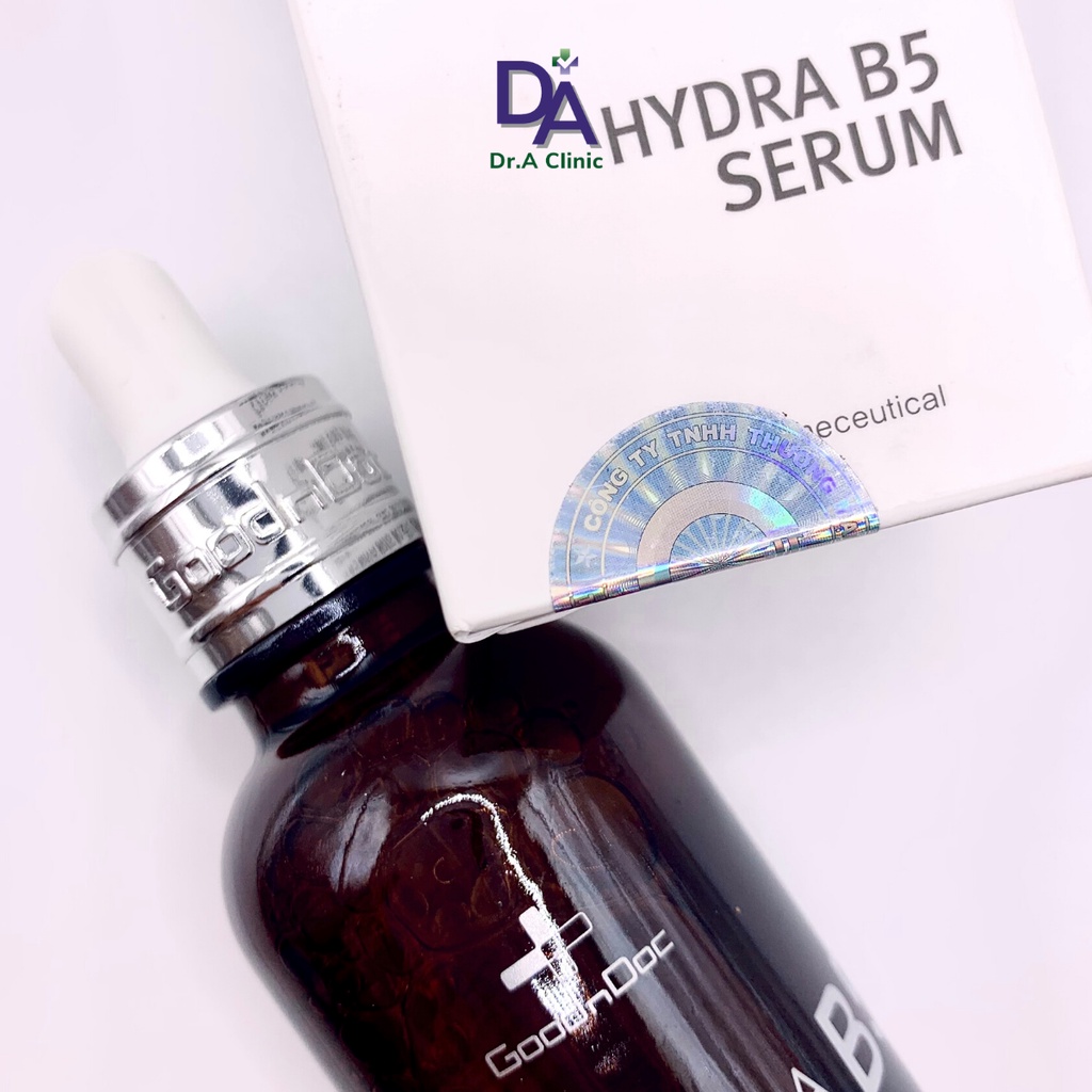 Serum B5 GoodnDoc Hydra Dr.A Clinic 30ml dòng tinh chất vitamin B5 giúp phục hồi làm dịu da dầu mụn