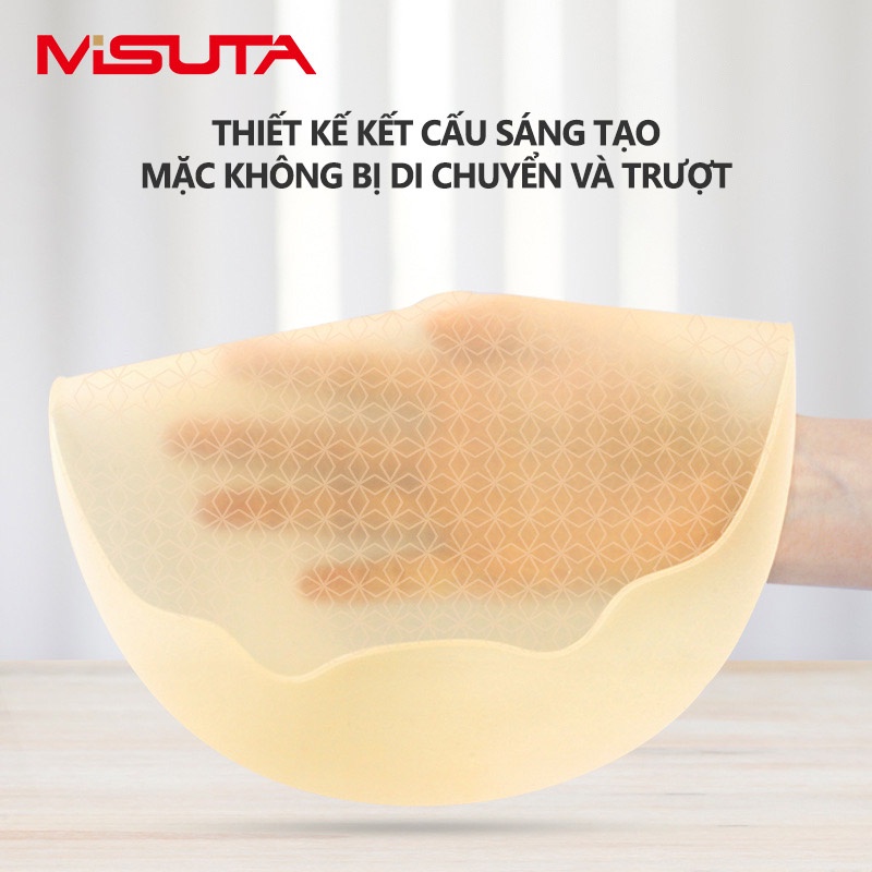 Yếm Ăn Dặm Silicone Siêu Dai Cài Nút Chống Thấm MISUTA An Toàn Cho Bé YOOTA BABY