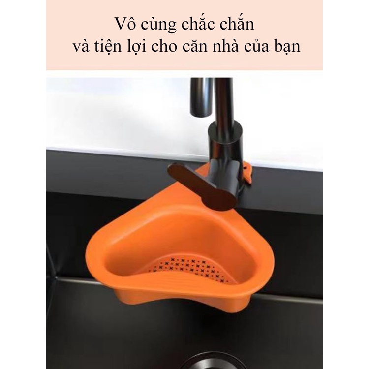 Giá Lọc Rác Bồn Rửa Chén, Đồ Thức Ăn Thừa, Hoa Quả Bằng Nhựa ABS Bền Đẹp - Đồ Đung Tiện Ích Gia Đình Thông Minh