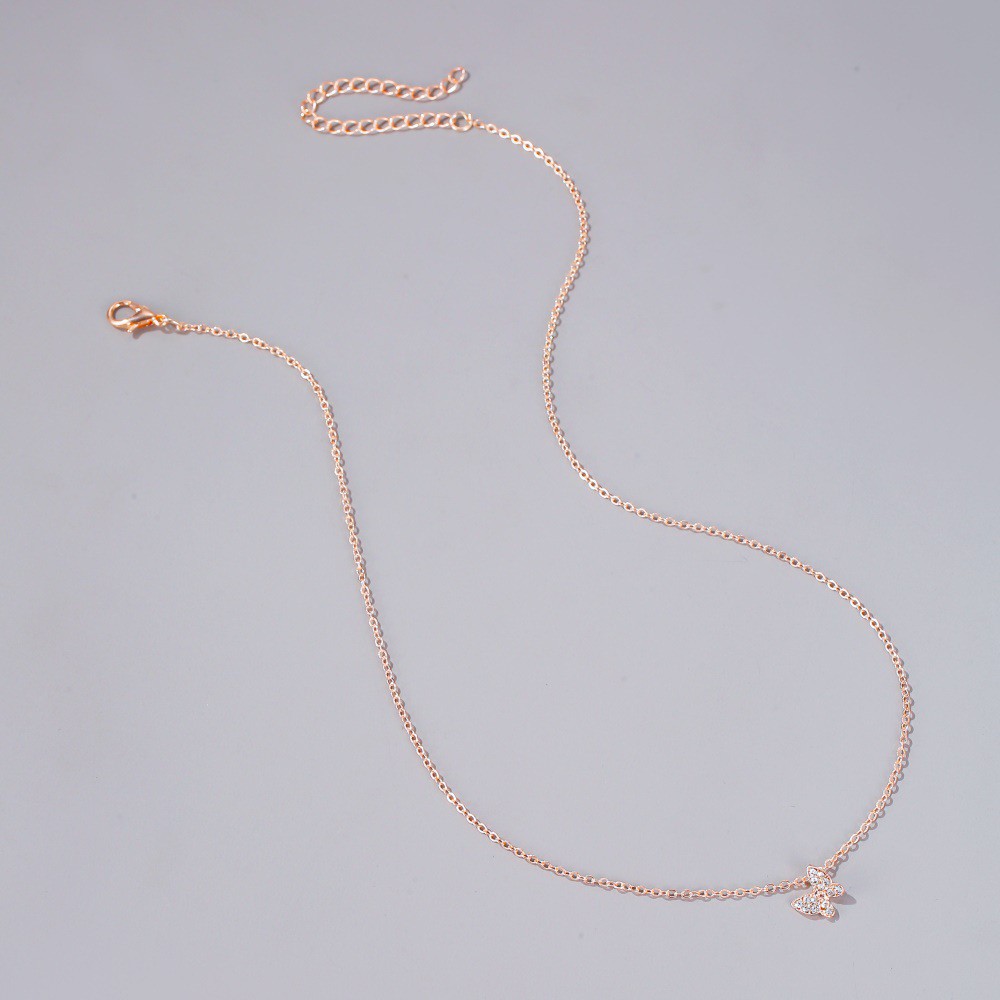 Dây chuyền có mặt hình bươm bướm phong cách Hàn Quốc xinh xắn