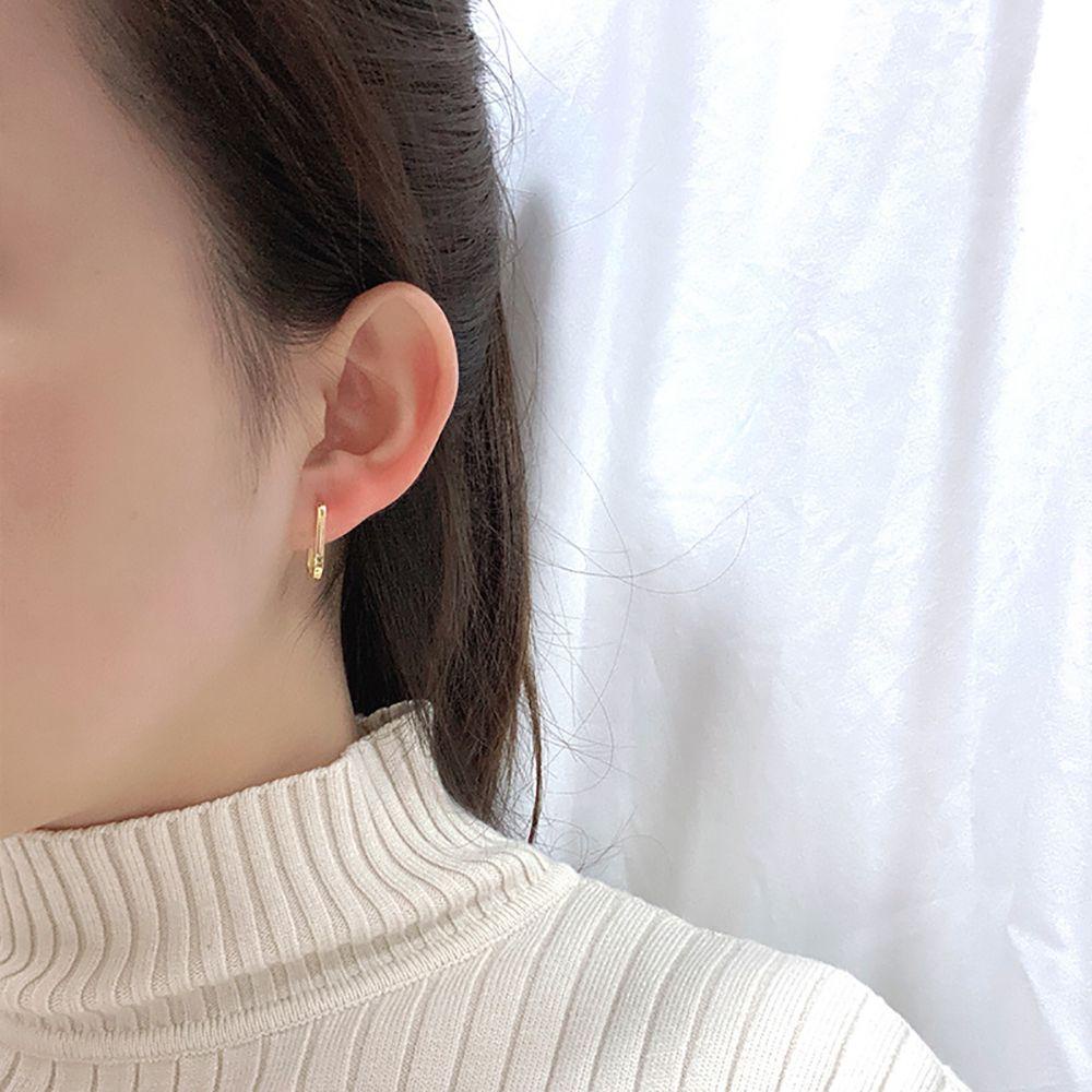 Khuyên Tai Hình Chữ Nhật Thiết Kế Đơn Giản Thời Trang Cho Nữ|Khuyên Tai Nữ Hình Oval Nhiều Màu Sắc Thời Trang