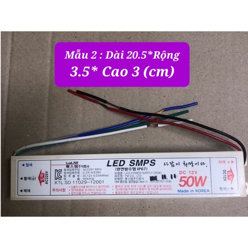 BỘ CHUYỂN ĐỔI THIẾT BỊ CHIẾU SÁNG DC 12V - 4A