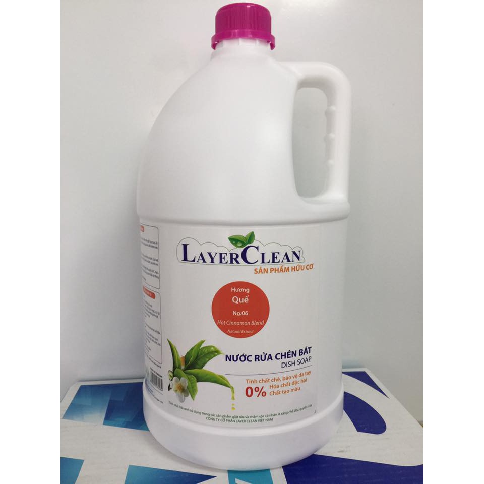 Nước rửa chén hữu cơ Layer Clean 5L