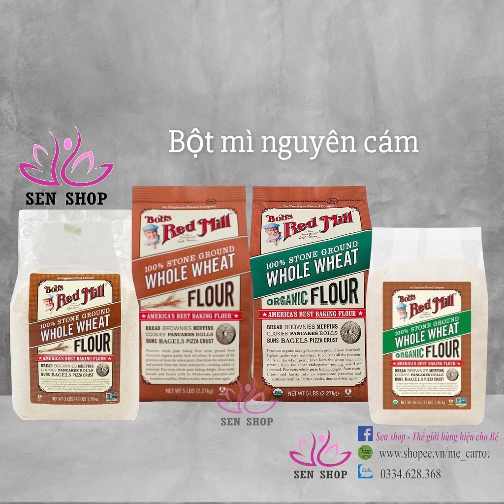 Bột mì nguyên cám Bob’s Red Mill