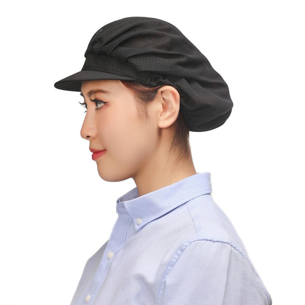 Mũ Đầu Bếp Phối Lưới Chất Liệu Cotton J5D4