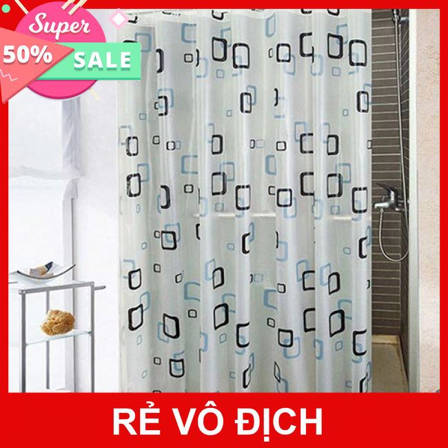 [5❤️][FREESHIP] MÀN CHE PHÒNG TẮM CHỐNG THẤM 1M8 [HCM]