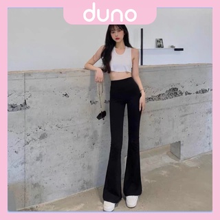 Quần legging ống loe cạp cao dáng dài siêu tôn dáng duno - qd28