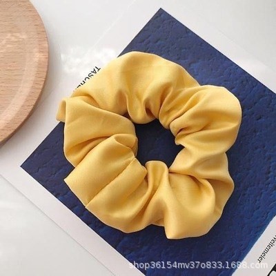 Scrunchies dây buộc tóc vải hàn quốc sắc màu dễ thương