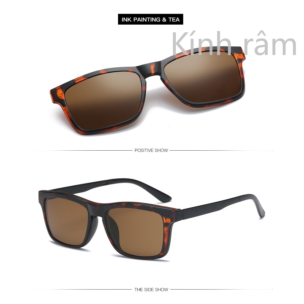 Kính Mát Tròng Vuông Độc Đáo Dành Cho Nam Và Nữ