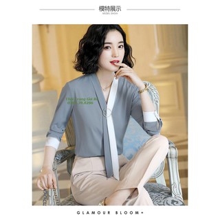 ÁO KIỂU PHỐI MÀU HOT TREND