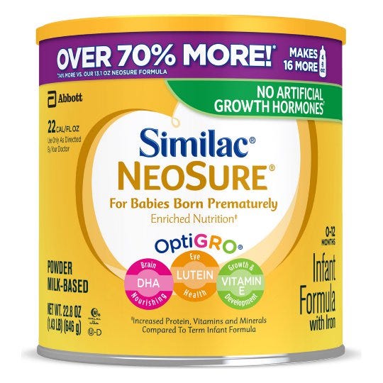 Sữa Similac Neosure 371g 646g Mỹ cho bé sinh non