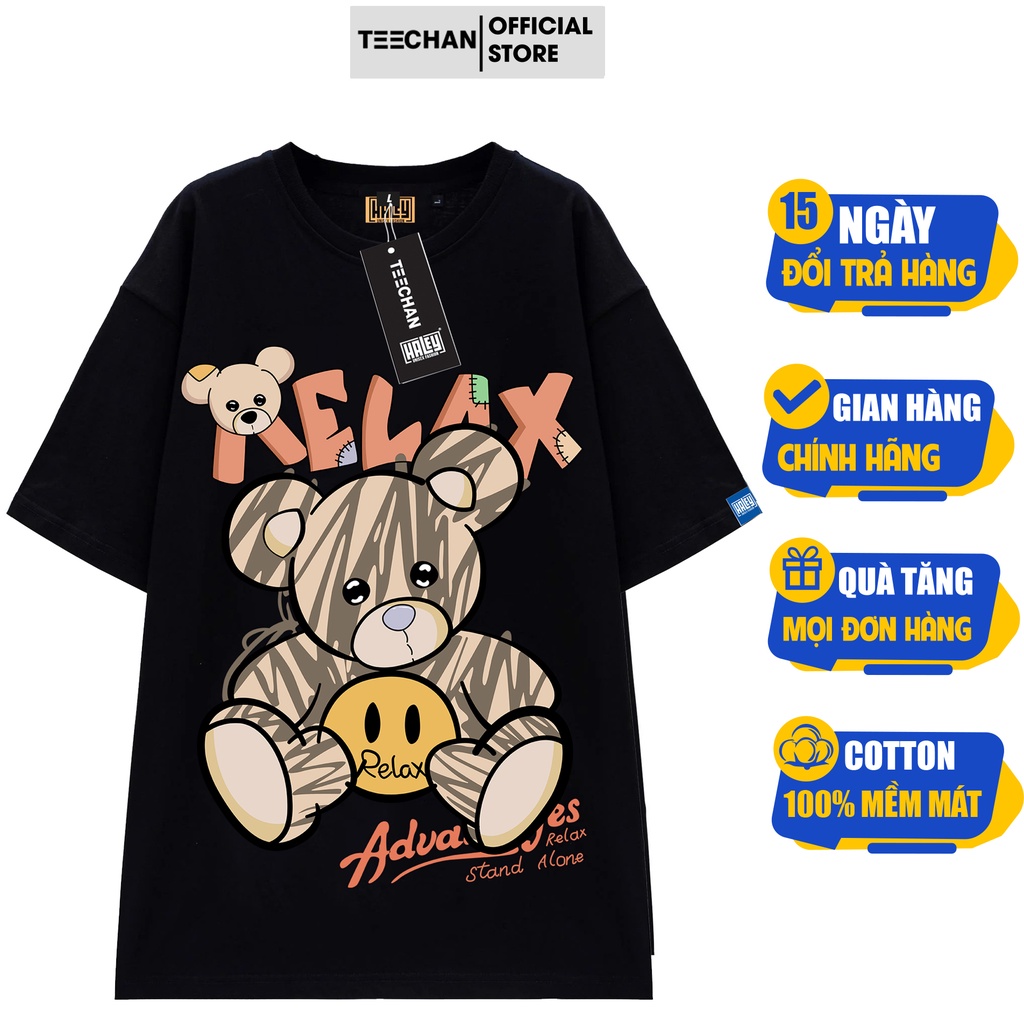 Áo thun Nam Nữ TN73 Unisex Form rộng tay lỡ street wear Basic thoáng mát chất cotton 100% TEECHAN