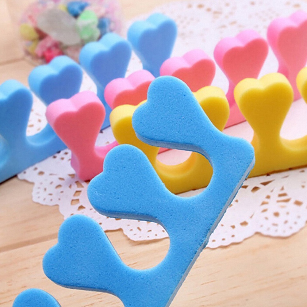 Set 2 Đệm Xốp Mềm Tách Ngón Chân / Phân Tách Móng Tay Nghệ Thuật