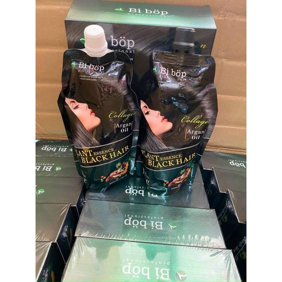 Nhuộm đen - nâu phủ bạc 500ml