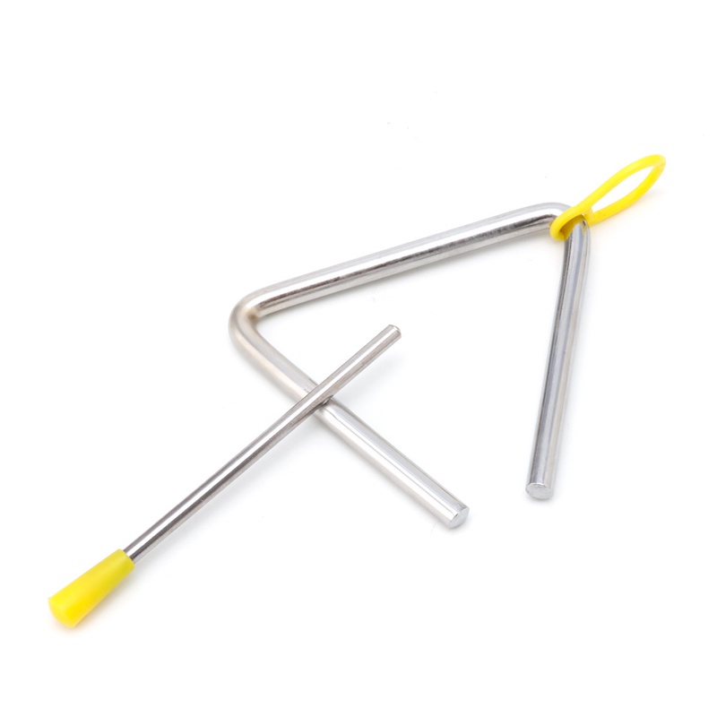 Bộ Nhạc Cụ Gõ Hình Tam Giác Bằng Sắt Dành Cho Trẻ Em