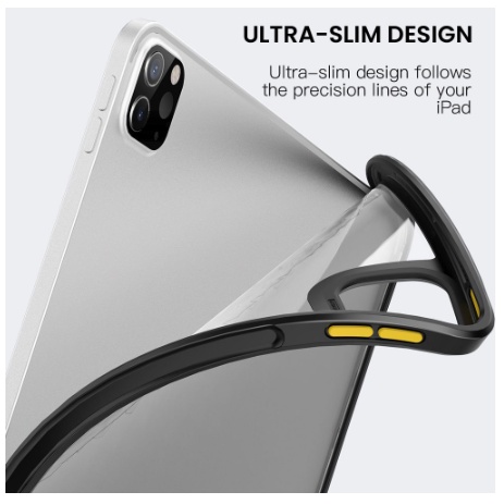 Ốp Lưng Likgus trong viền màu cho iPad 11 2020, 11 2021 M1, 11 2018 mỏng nhẹ ôm máy cao cấp