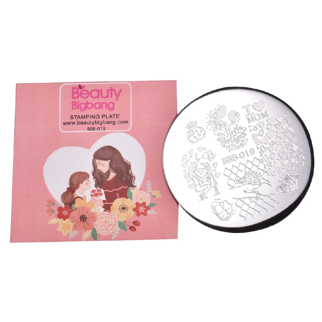 [Hàng mới về] Tấm dập trang trí móng tay in hình độc đáo