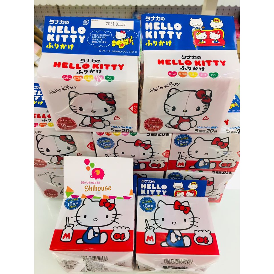 [THANH LÝ] [CHÍNH HÃNG] Gia vị rắc cơm Hello Kitty Nhật date 26/4/2021