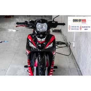 Tem trùm sirius fi đỏ đen motul - Độ dán team trùm decal xe máy sirius fi đỏ đen motul - Team trùm decal xe máy sirius r