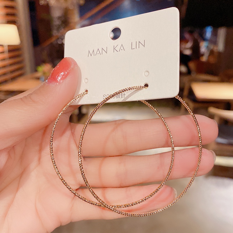 Bông tai khoen tròn nhiều size, khuyên tai tròn đính đá cá tính