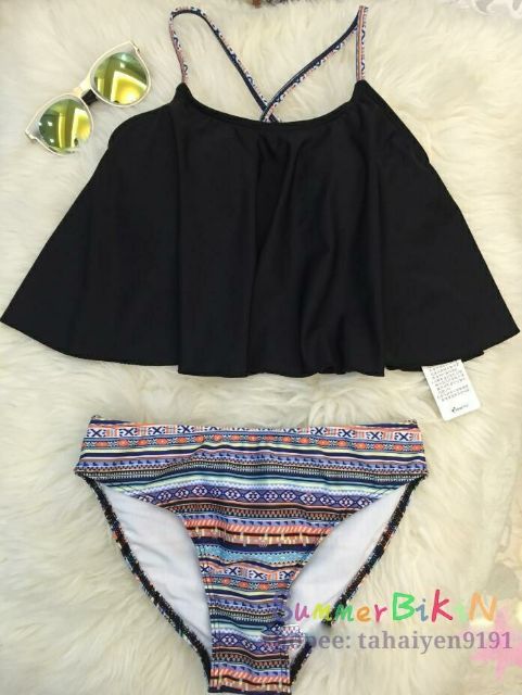 Bikini dáng voan bèo hàng Quảng Châu (Có ảnh thật+ Tặng thêm độn ngực)