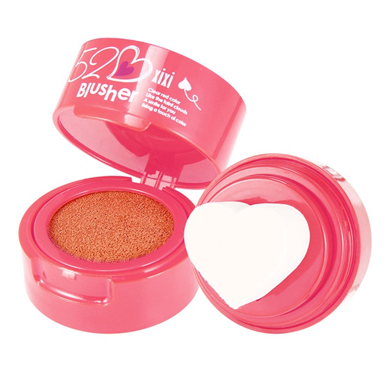 Má hồng XIXI dạng cushion lâu trôi hình trái tim trọng lượng 12g