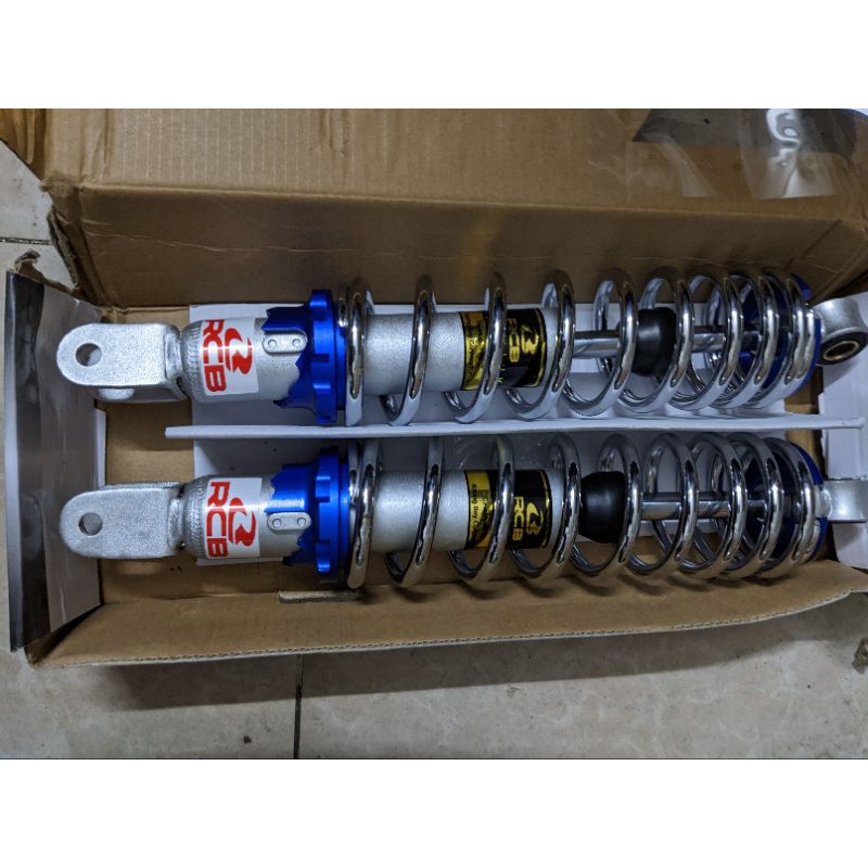 Phuộc RCB lò xo inox 32cm gắn AB  Airblade NOUVO 4 5 6 PCX NVX Impulse Dylan...