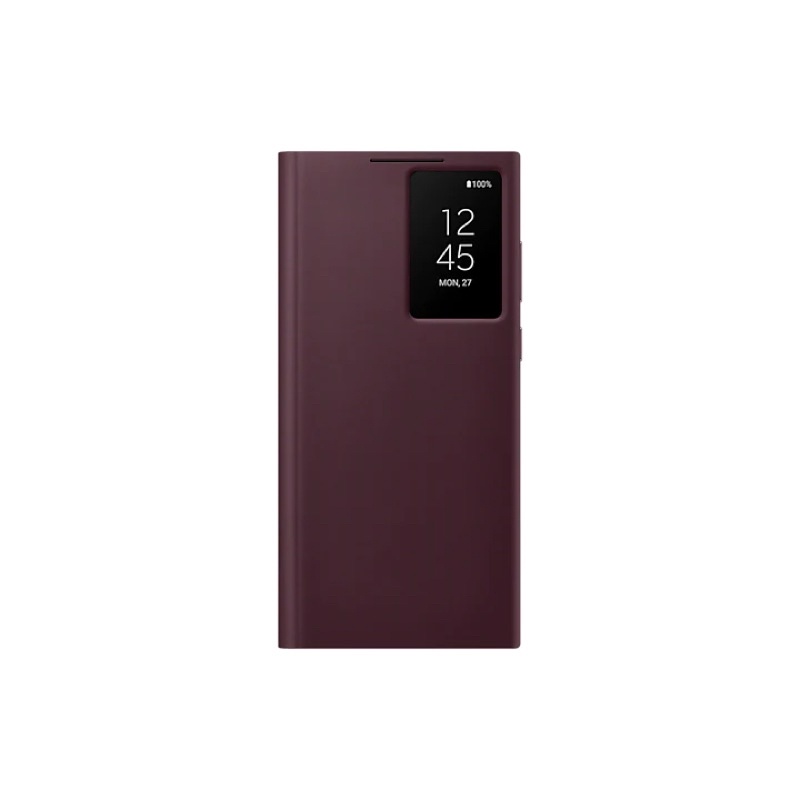 Bao Da Cho Điện Thoại Galaxy S22 Ultra Smart Clear View Cover - Hàng Chính Hãng -TechWatchVN