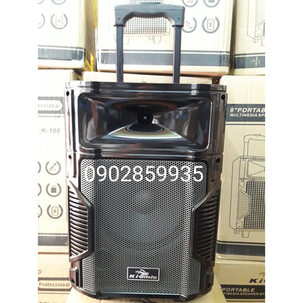 LOA KÉO DI ĐỘNG KIOMIC K108 TẶNG 1 MICRO KO DÂY