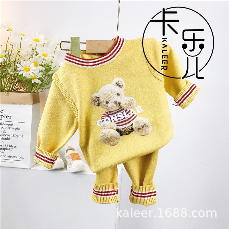 Bộ Len Cho Bé Nhiều Mẫu size 66-90, Bộ Len Công Tử Cho Bé Trai 5-13kg