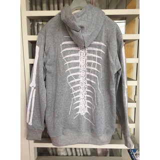 Hoodie xương xám