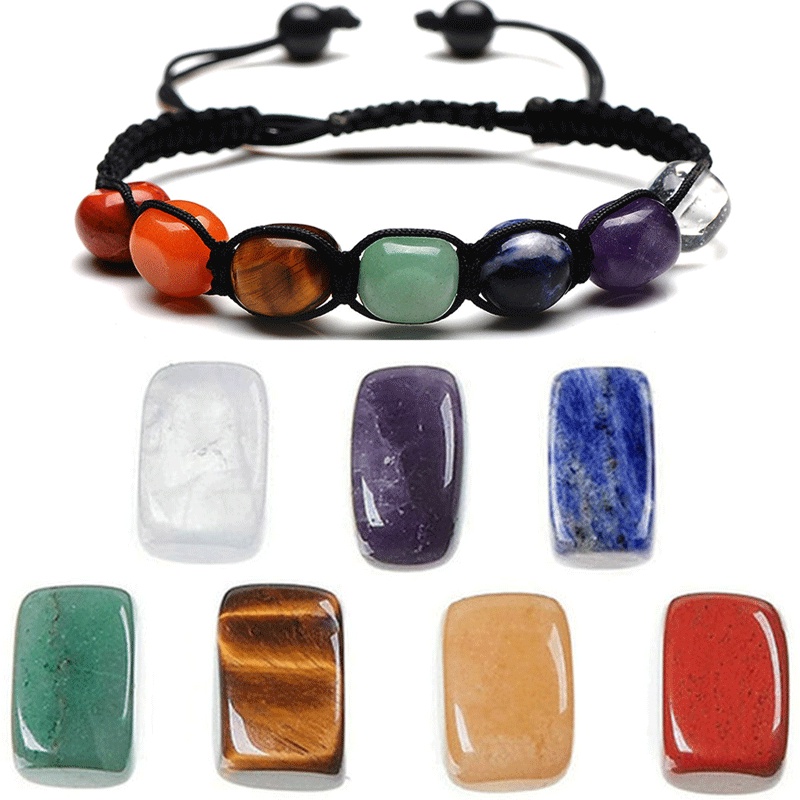 Vòng tay chuỗi hạt đá Chakra giúp giảm căng thẳng