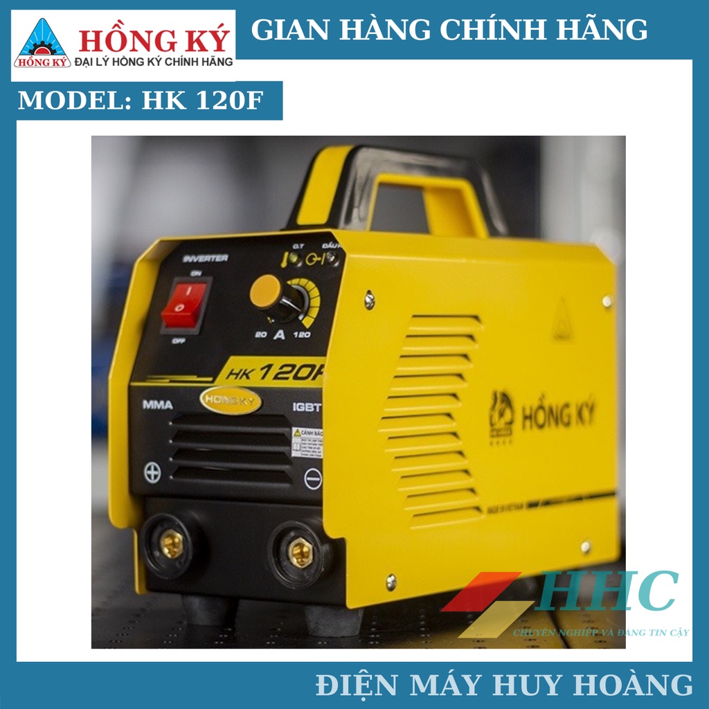 Máy Hàn Que Hồng Ký HK 120F kèm hộp nhựa đựng cao cấp