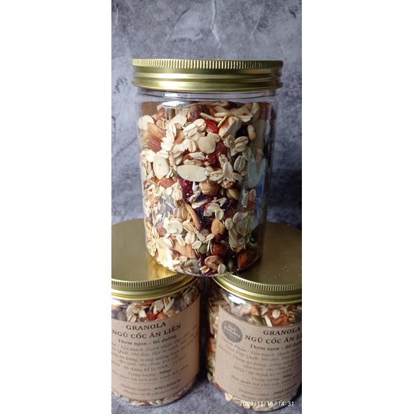 Homemade Granola - Ngũ cốc ăn kiêng (Không đường)